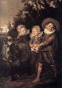 Frans Hals Group of Children WGA France oil painting reproduction